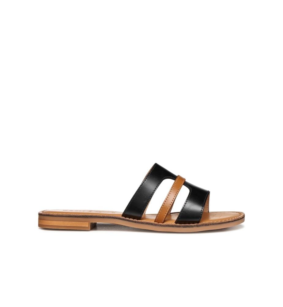 Mules Maddalusiac - Noir Camel