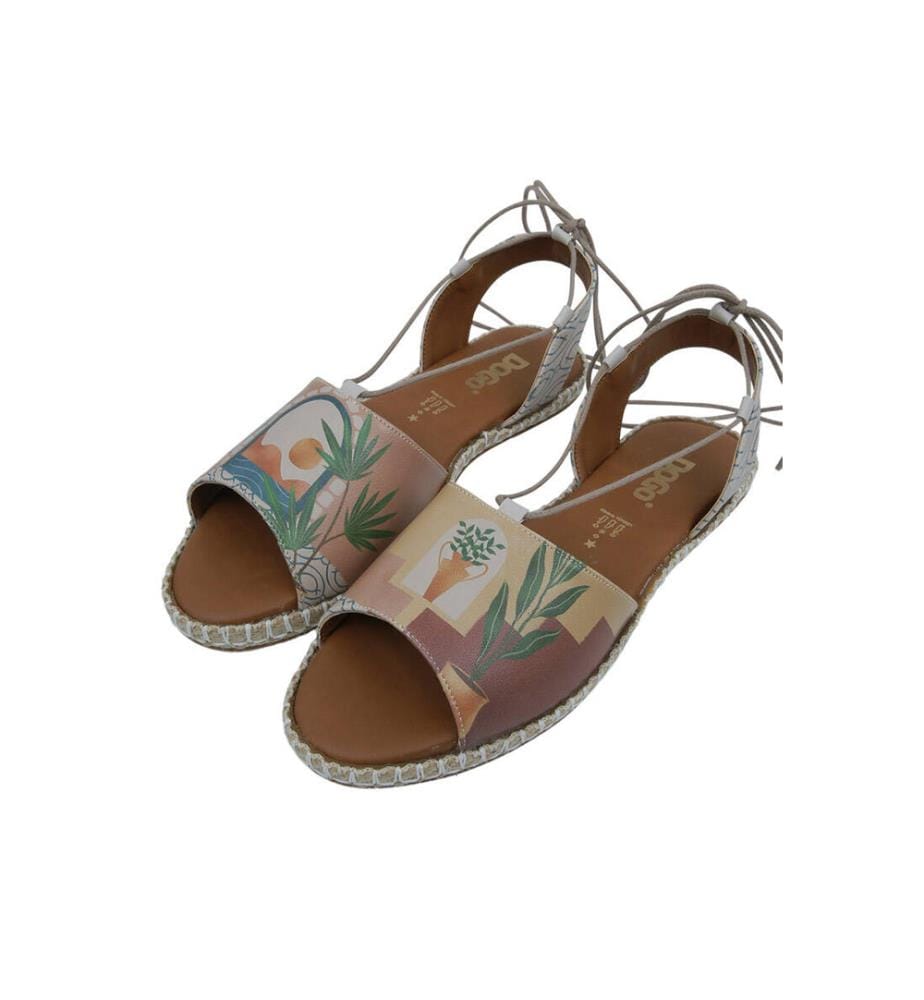 Sandales Boho Sunset Motif - Multicolore