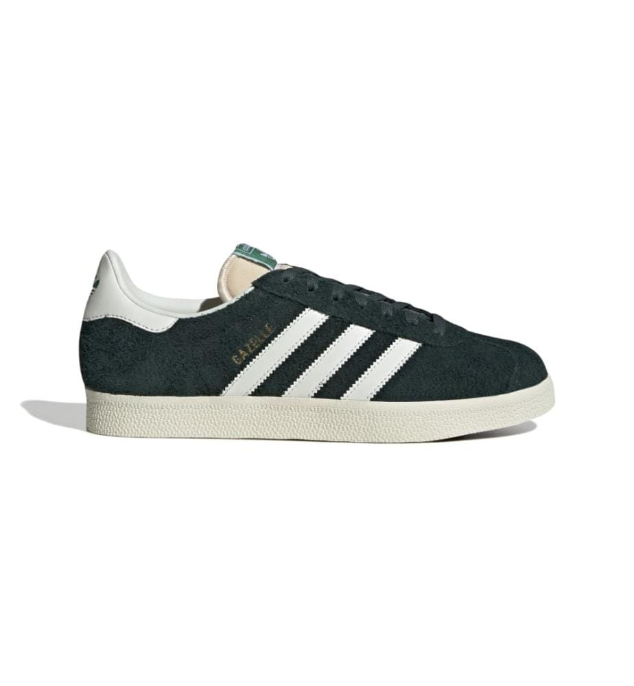 Baskets Gazelle Unisexes - Vert Foncé et Blanc