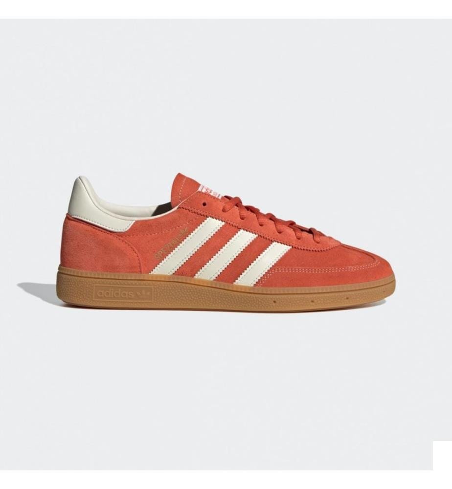 Baskets Handball Spezial - Corail et Blanc