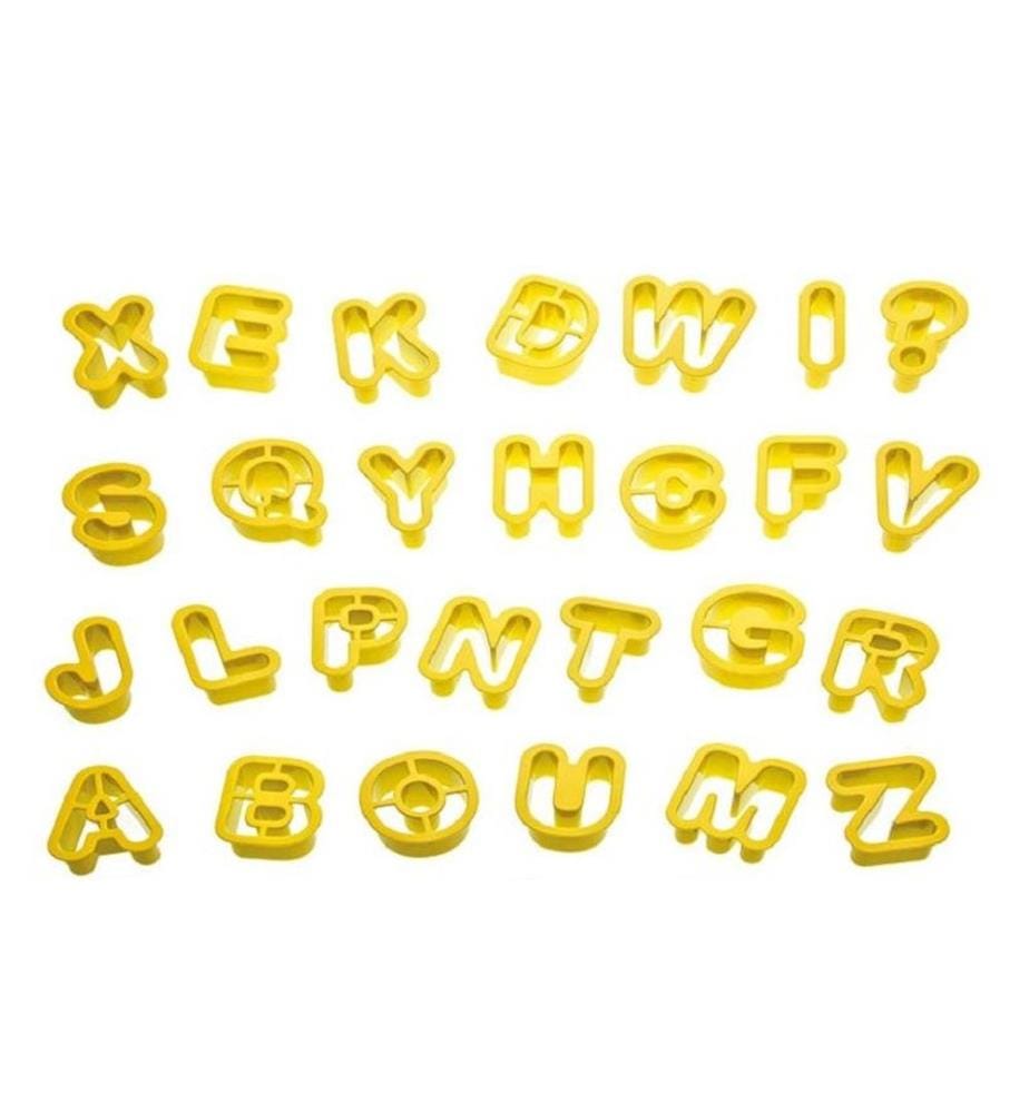 DECORA - Kits demporte-pièces 36 pièces, alphabet et chiffres