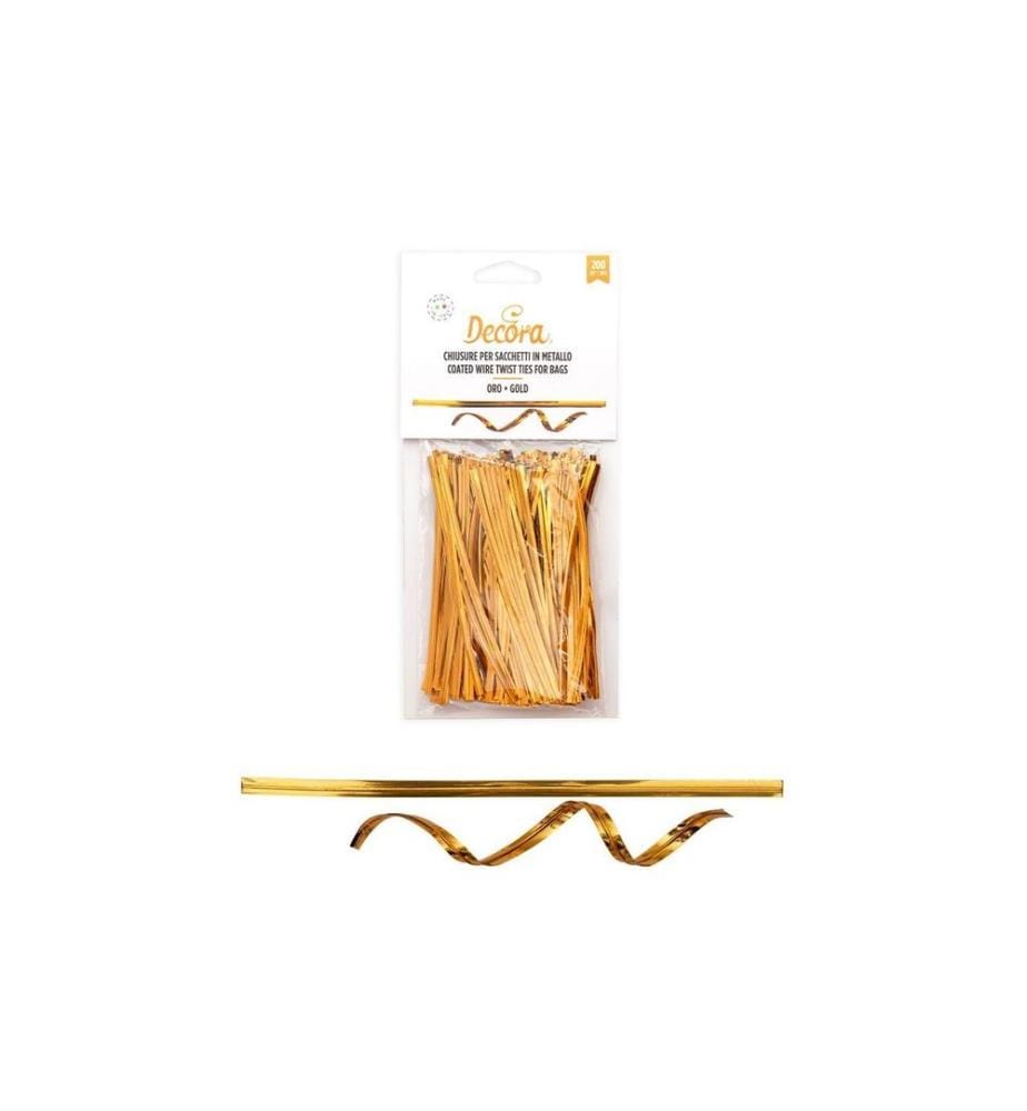 DECORA - Fermeture 200 Pièce/s, Doré