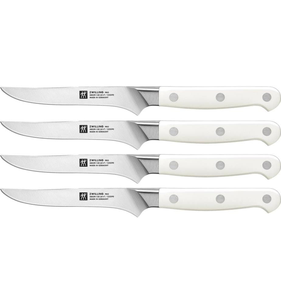 Zwilling - Kits de couteaux à steak Pro le blanc 4 pièces