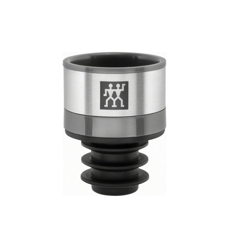 Zwilling - Bouchon de bouteille de vin Vide 3 pièces, 3 x 3 x 4 cm, Gris