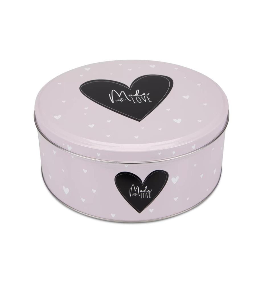 Städter - Boîte à provisions Fabriqué avec amour 3.6 l, Rose pâle