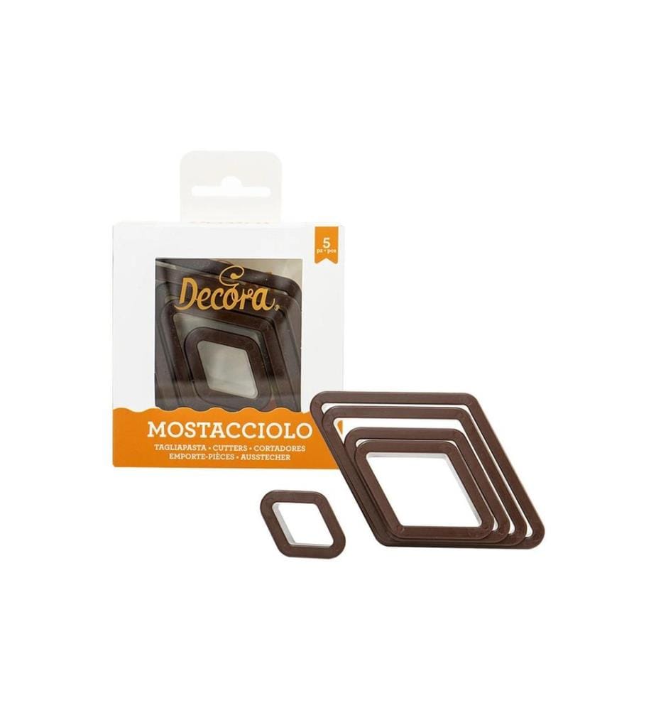 DECORA - Kits demporte-pièces En forme de losange, 5 pièces