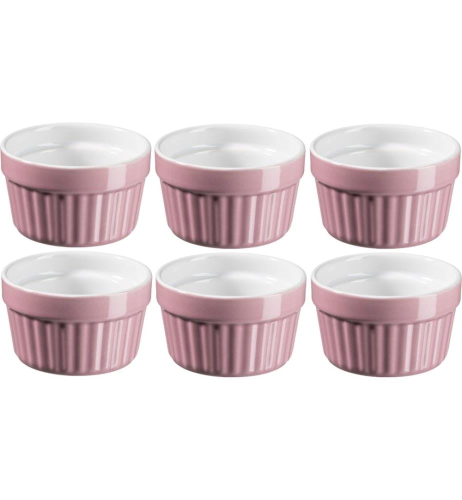 Mäser - Services de plats en cocotte OMEA 9.5 cm, 6 pièces, rose