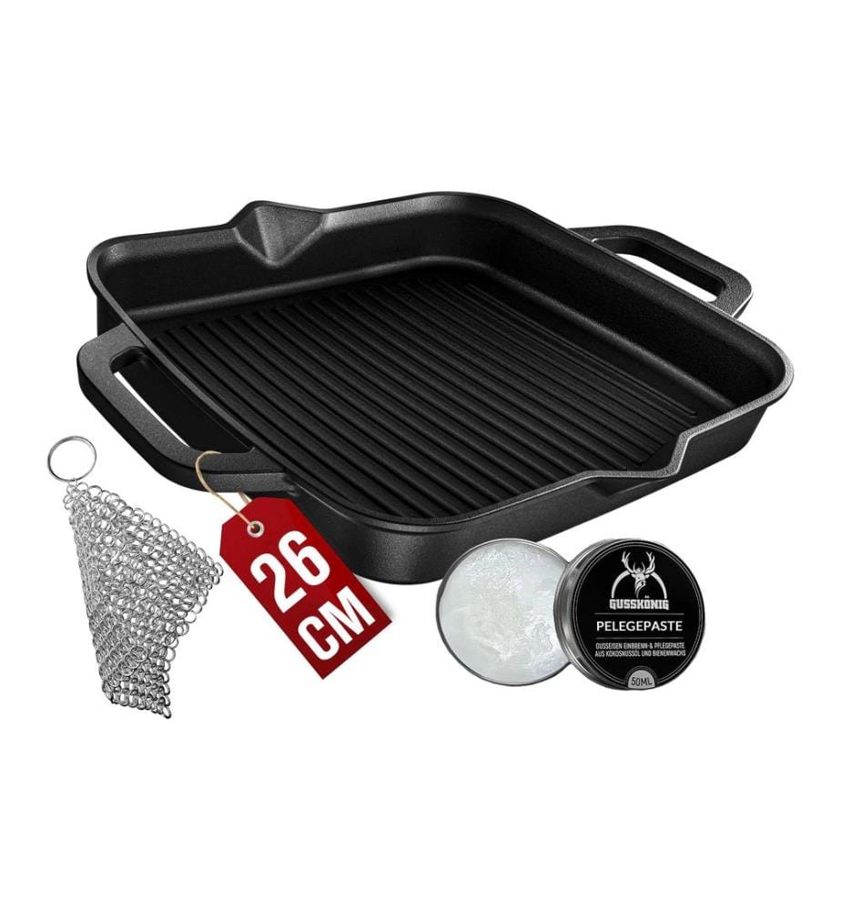 Gusskoenig - Poêle à griller cuite au four 26 cm