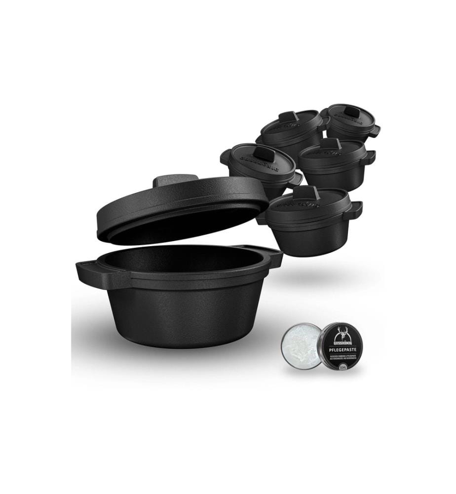 Gusskoenig - Mini Dutch Oven 6 set 300 ml