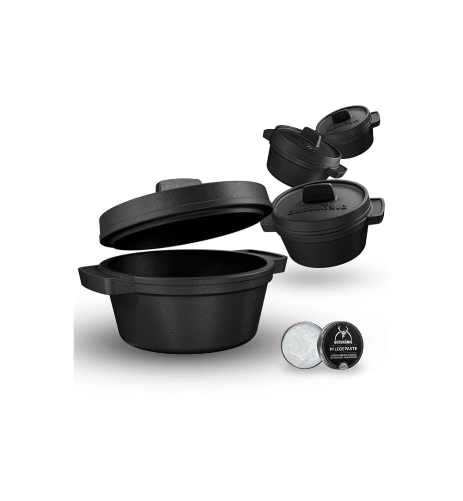 Gusskoenig - Mini Dutch Oven 4 set 300 ml