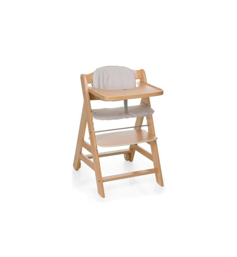 HAUCK - Chaise haute Beta avec planche à manger et oreiller