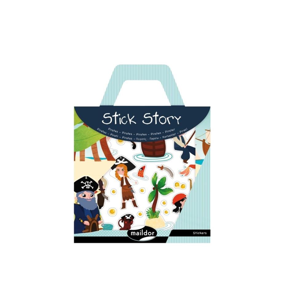 CLAIREFONTAINE - Autocollant à motif Story 2 in 1 Set Pirates