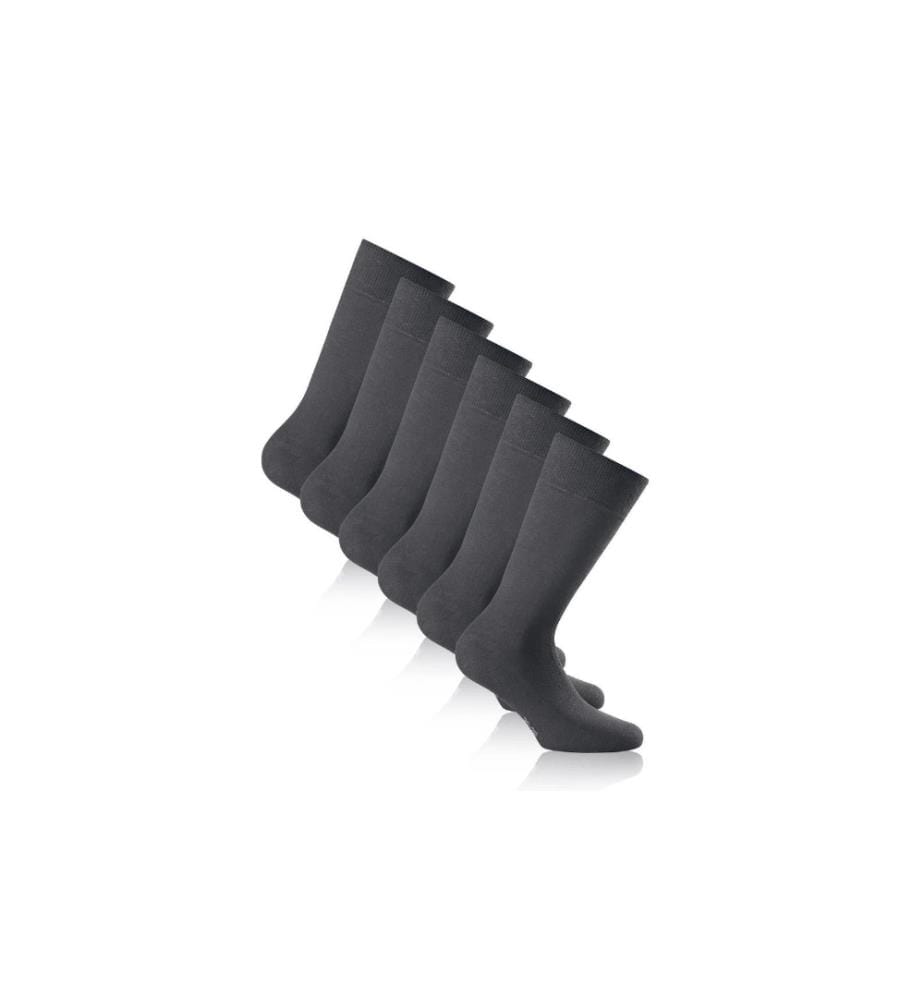 ROHNER - Socks Chaussettes Cotton II Anthracite paquet de 3