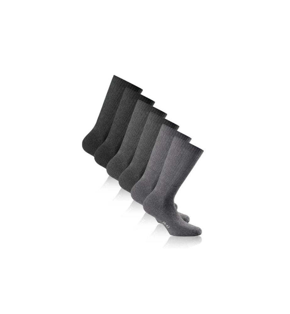 ROHNER - Socks Chaussettes de sport Gris paquet de 3