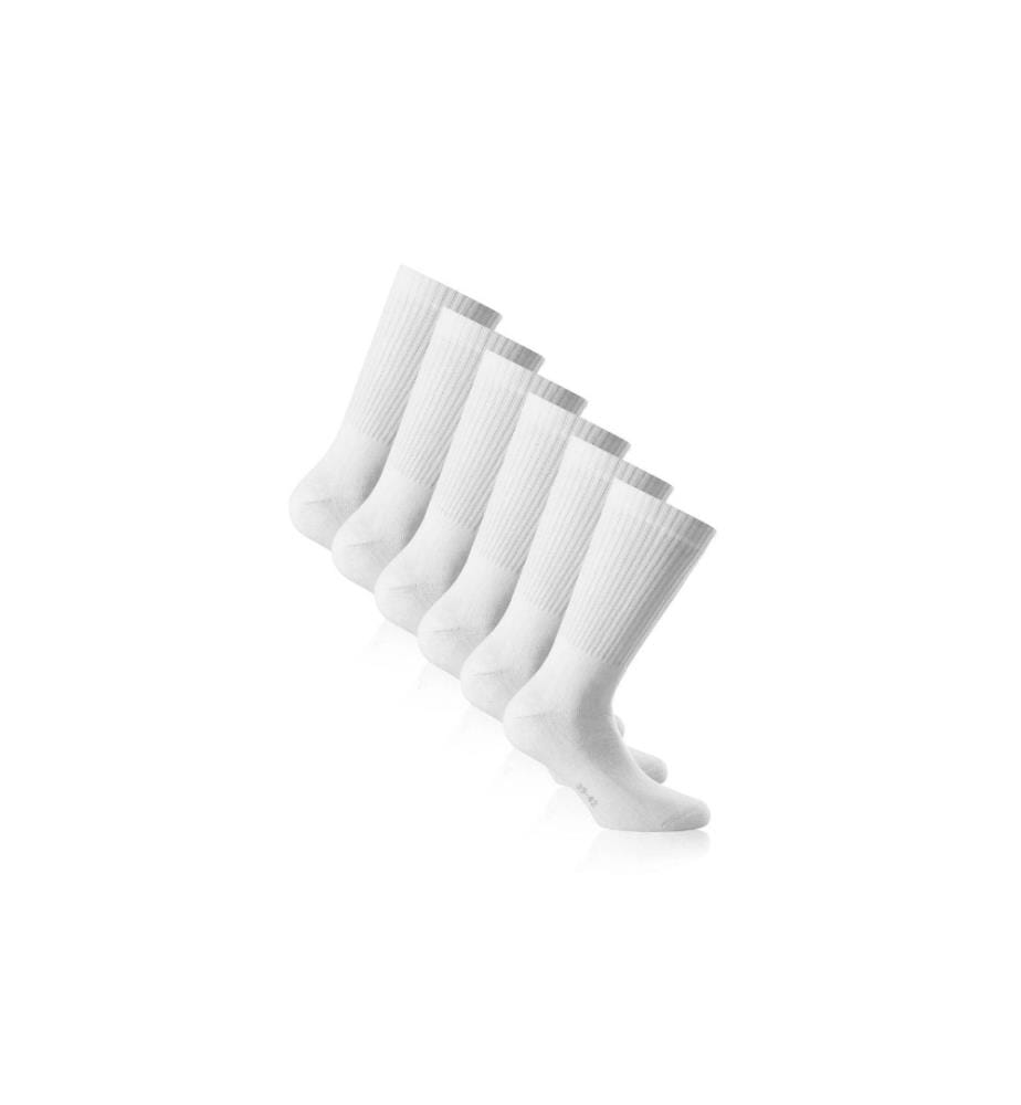 ROHNER - Socks Chaussettes de sport Blanc paquet de 3