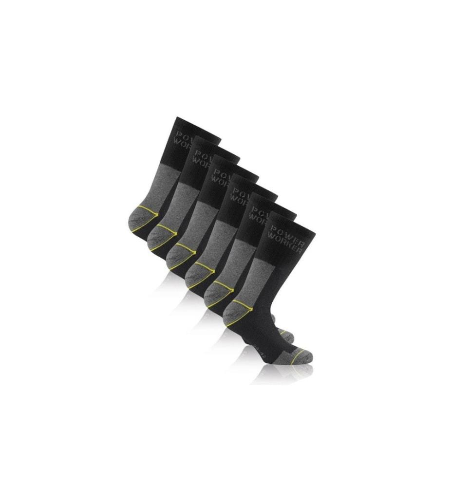 ROHNER - Socks Chaussettes Power Worker Wilmax Noir Lot de 3