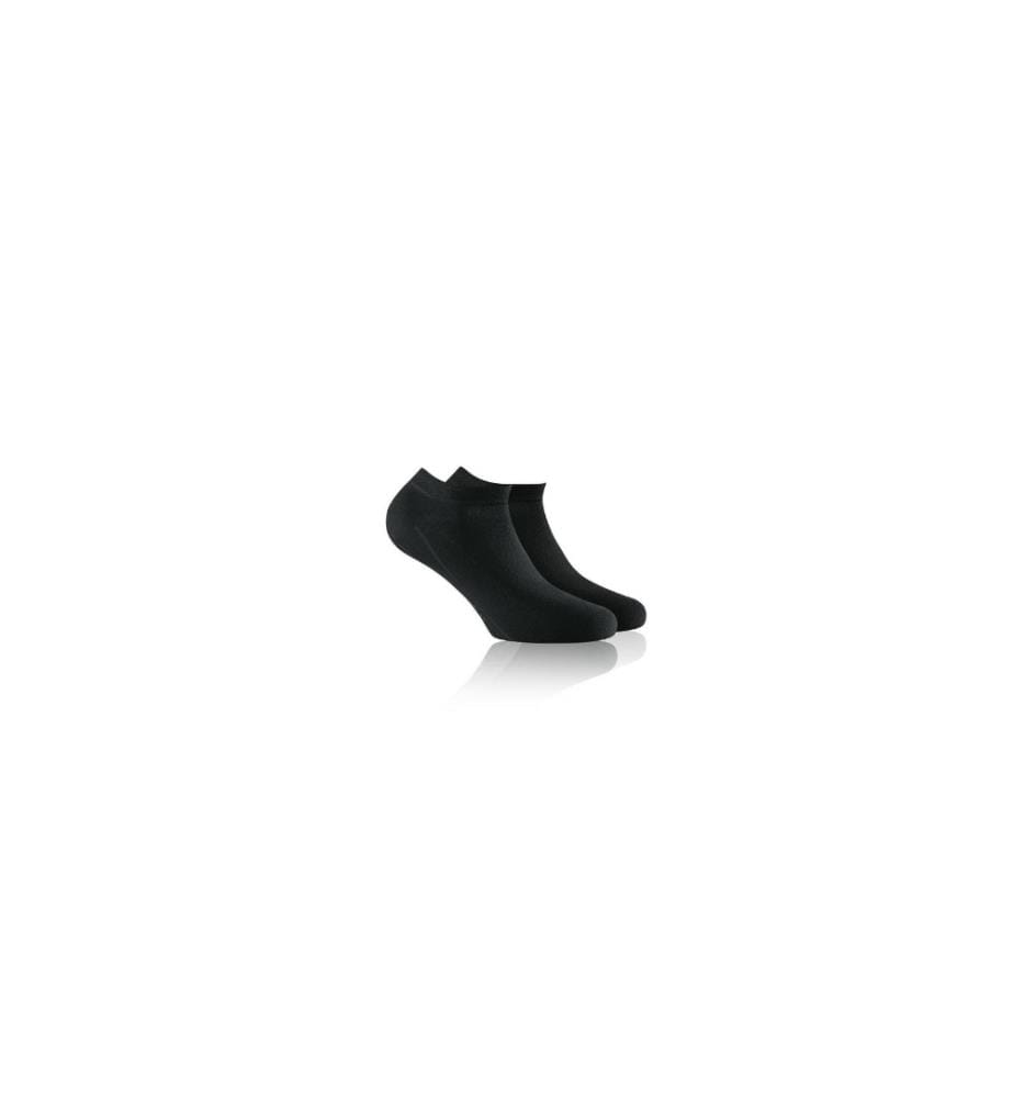 ROHNER - Socks Sneaker Noir paquet de 15