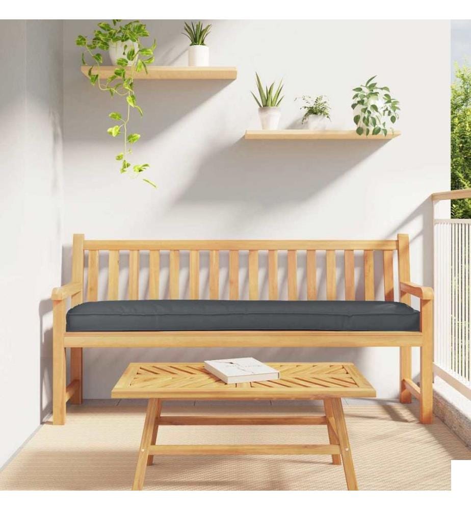 Set de coussins de palette 2 pcs Anthracite 180 x 40 x 8 cm