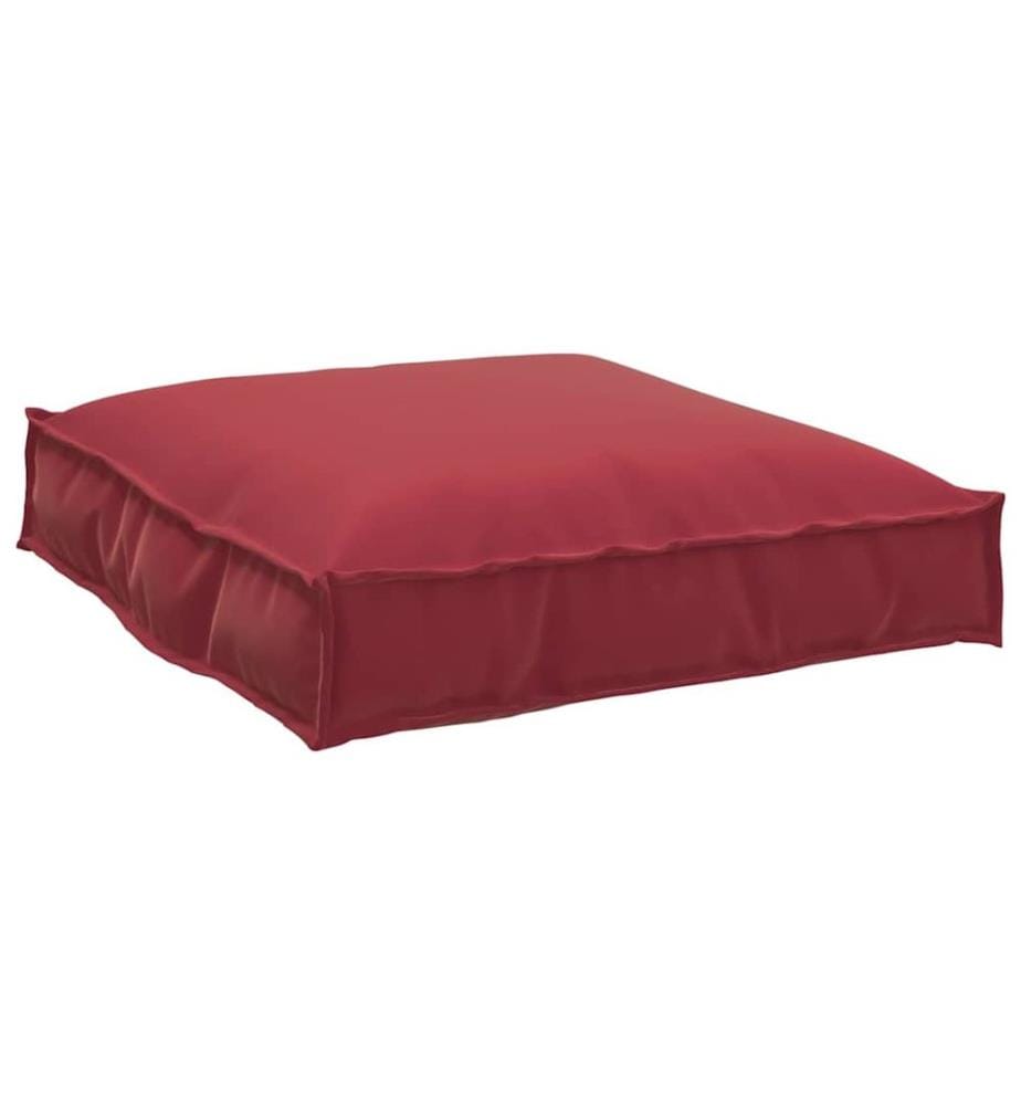 Set de coussins de palette 2 pcs Bordeaux Tissu Oxford