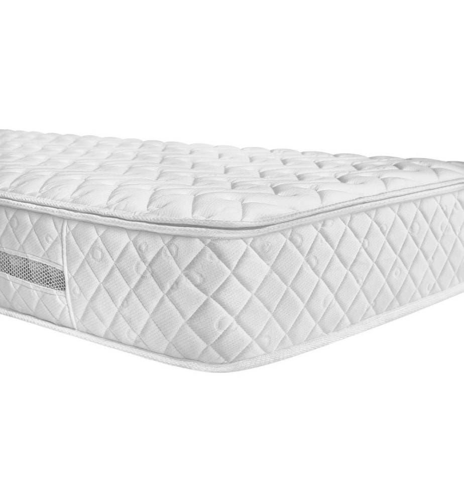 Matelas Ferme pour Lit Simple 90 x 200 cm à Ressorts Ensachés et Mousse à Mémoire de Forme Ultra Confortable Housse Amovible