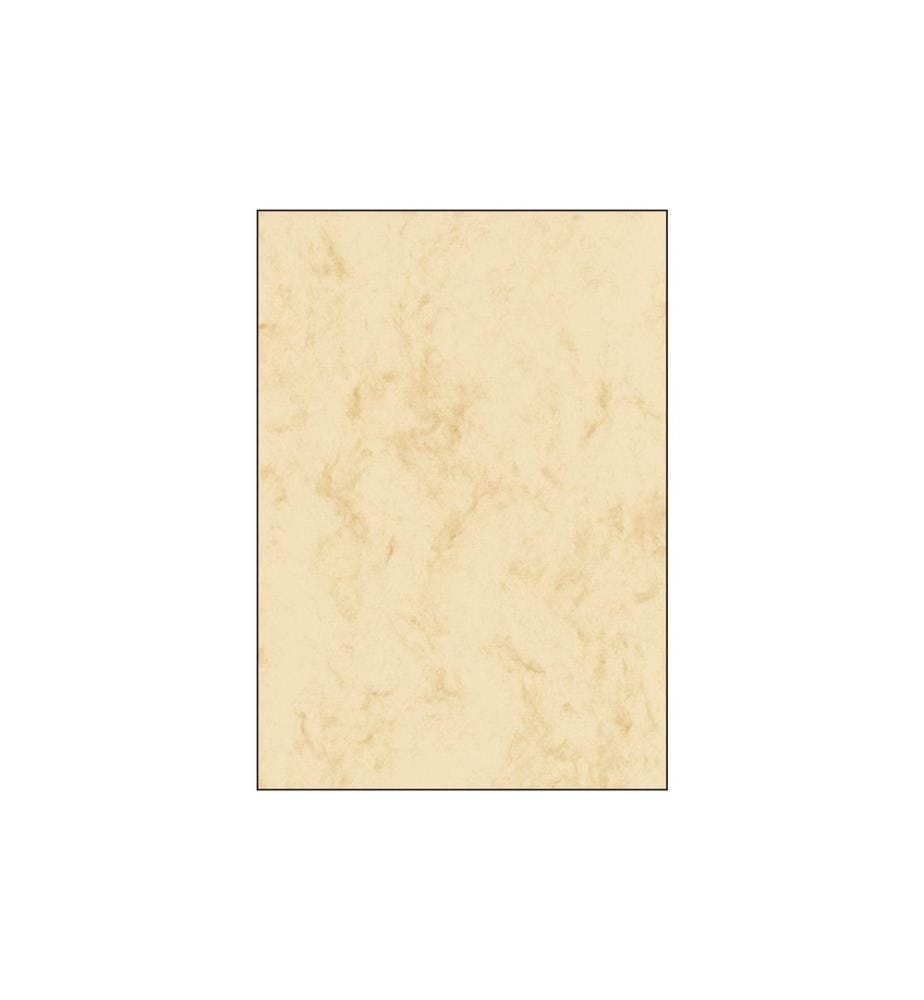 SIGEL - DP181 Papier marbré, A4, beige