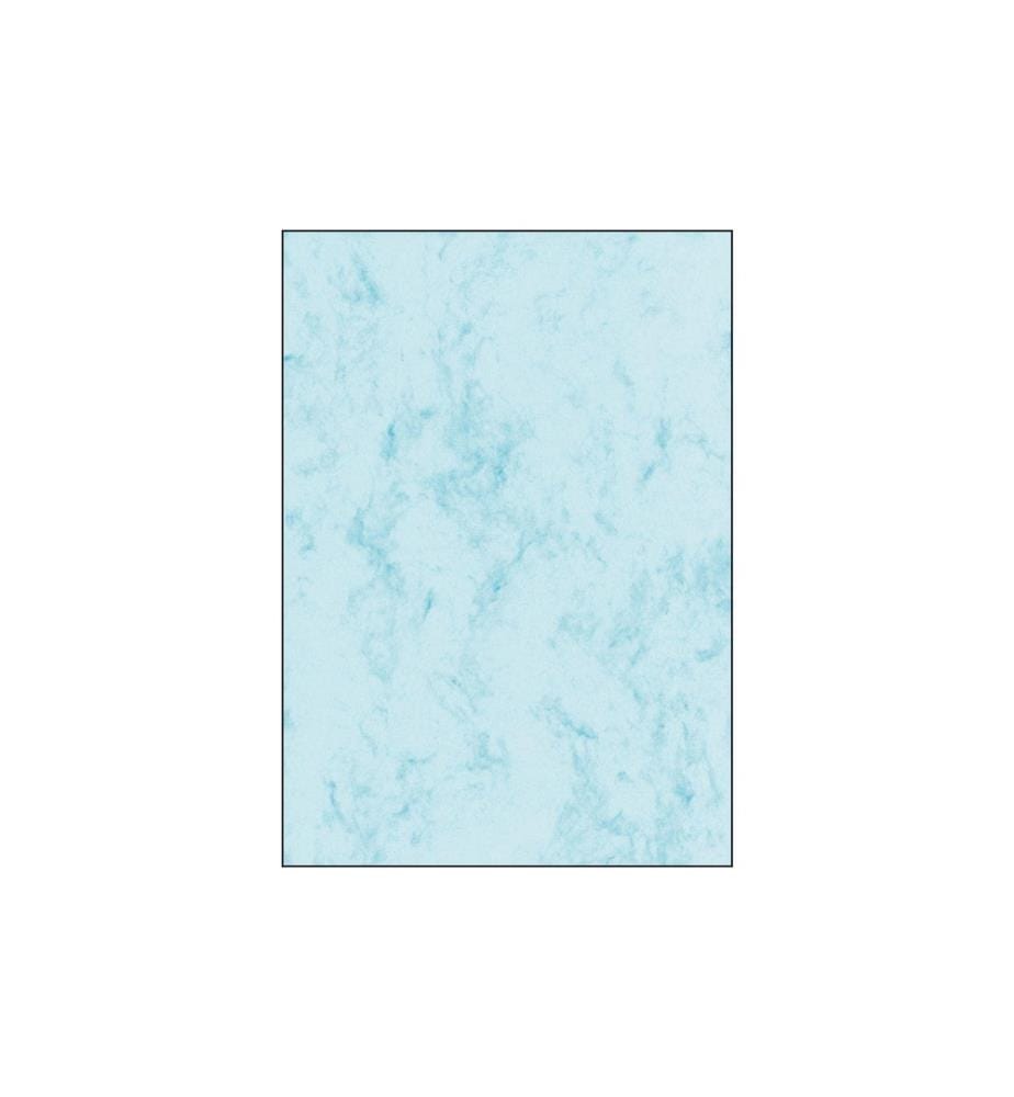 SIGEL - DP261 Papier marbré, A4, bleu