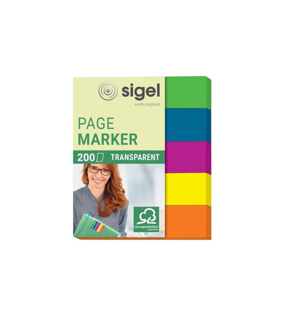 SIGEL - Marque-page Mini 200 pièces, multicolore