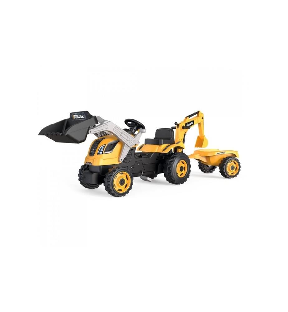 SMOBY - Traktor Builder Max avec pendentif