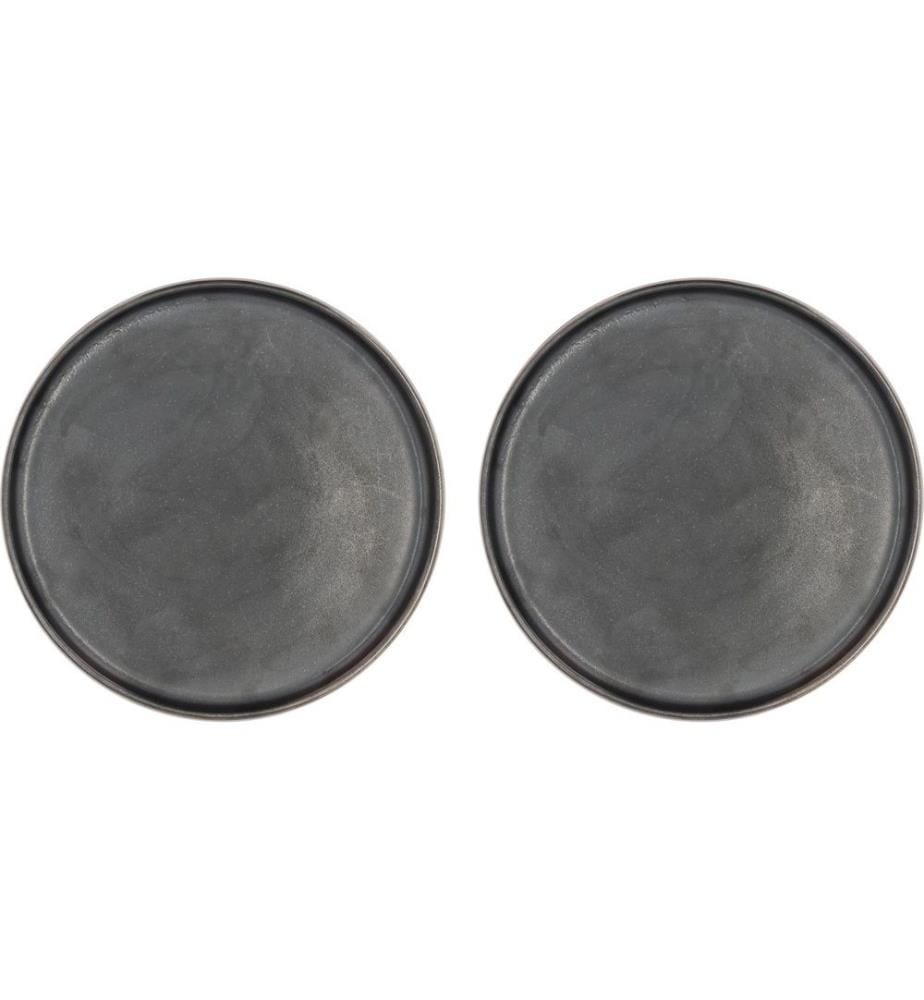 VILLA COLLECTION - Assiette non décorative Fjord Ø 26.5 cm, 2 Pièce/s, Noir