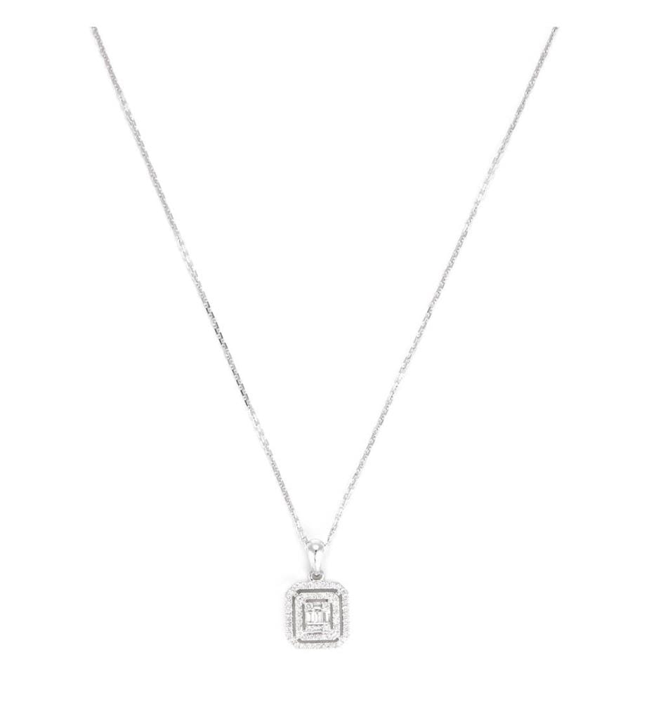 Pendentif Miroir - Argenté