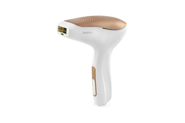 Epilateur à Lumière Pulsée Sensilight Pro + Pince à Epiler Lumi SNX00100 Offerte - Blanc et Rose Gold