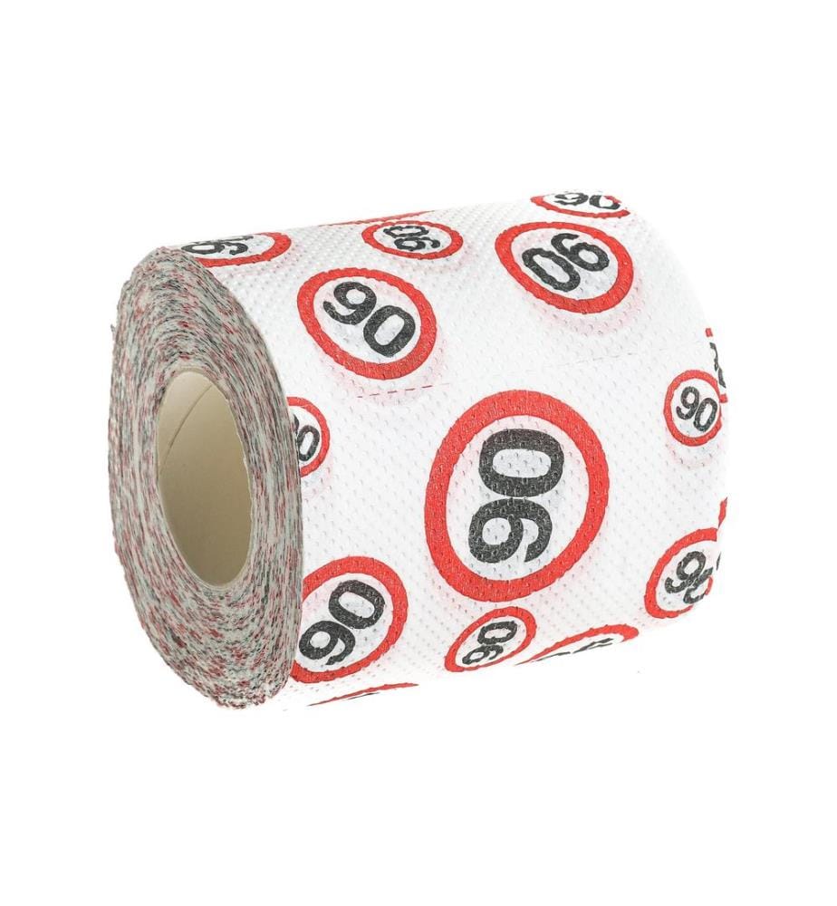 Trendcompany - Articles de farces et attrapes Papier WC 90e anniversaire