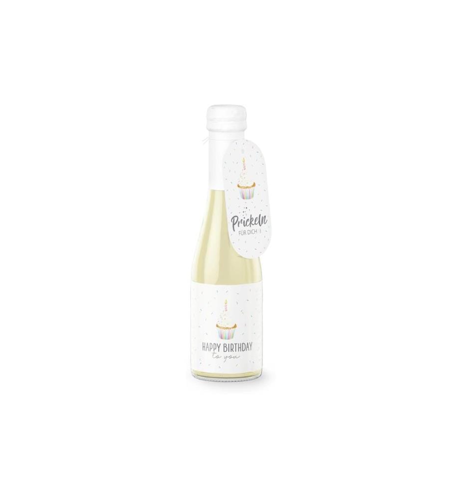 Trendcompany - Idea regalo Vin mousseux Birthday Torte 0.2 L