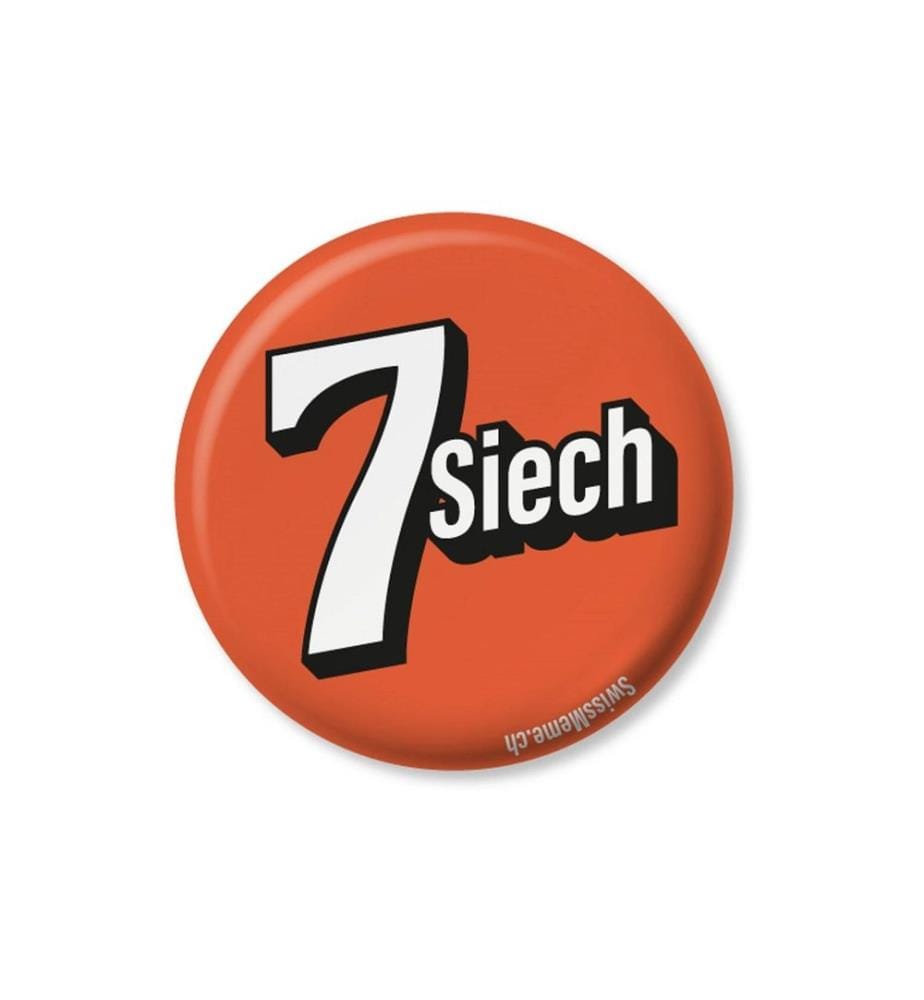Swissmeme - Bouton 7Siech, 3.8 x 3.8 x 0.5 cm