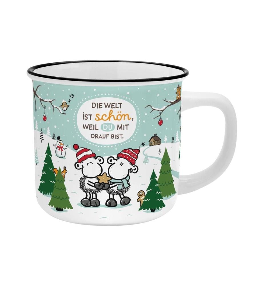 SHEEPWORLD - Tasse universelle Monde 350 ml, 1 Pièce/s, Blanc