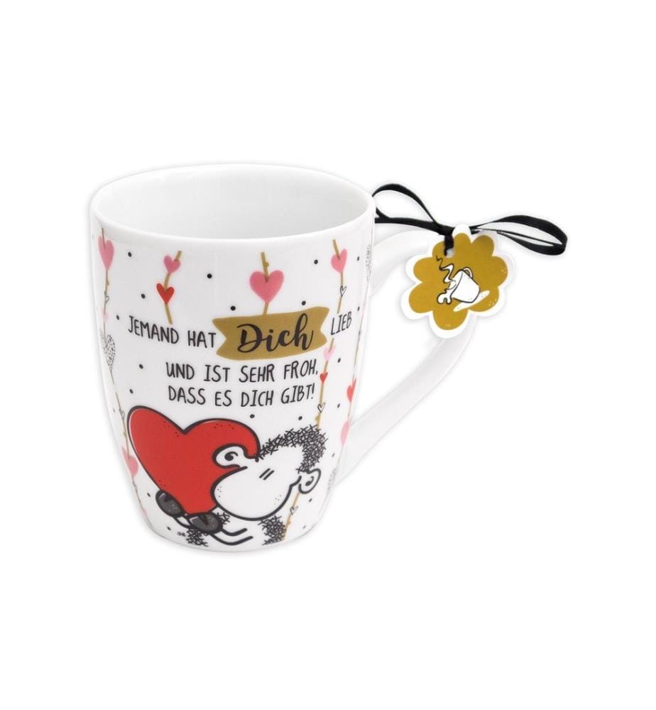 SHEEPWORLD - Tasse universelle Jemand hat Dich lieb 300 ml, 1 Pièce/s, Blanc