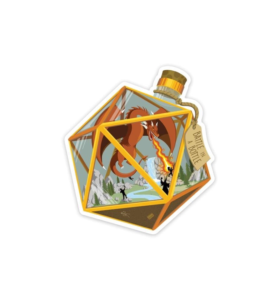 Glass Staff - Battle in a Bottle Sticker Multicolore