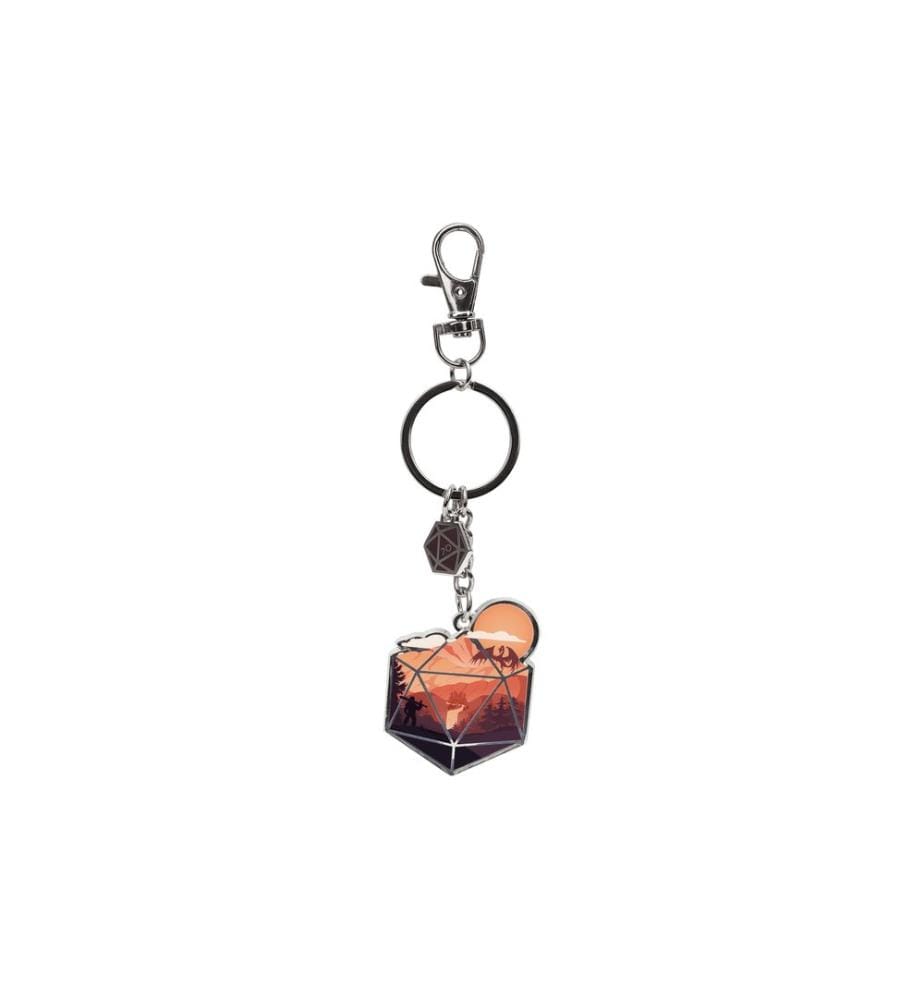 Glass Staff - Porte-clés The d20 Hero Orange