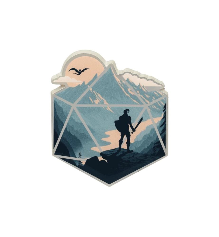 Glass Staff - The d20 Champion Pin Multicolore