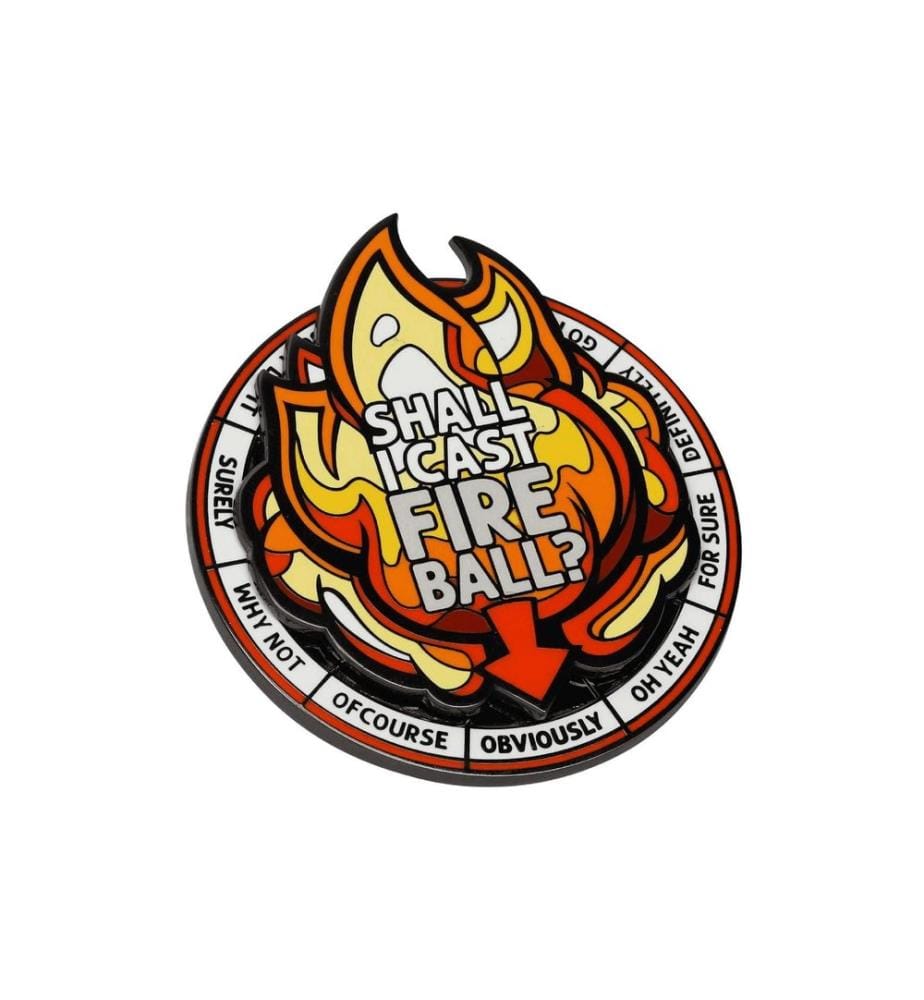 Glass Staff - Pin's Casting Fireball Spinner noir/rouge