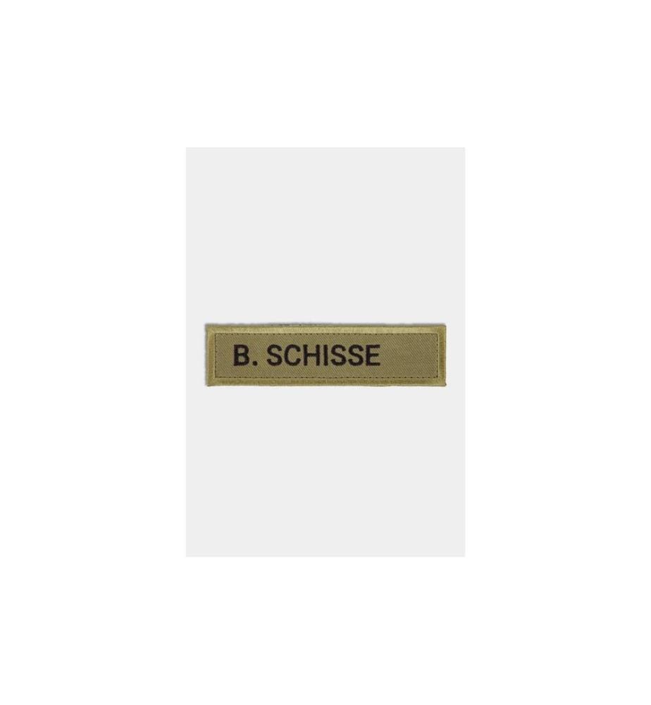 Swissmeme Patch de badge militaire, polyester, 10.0 x 2.5 cm