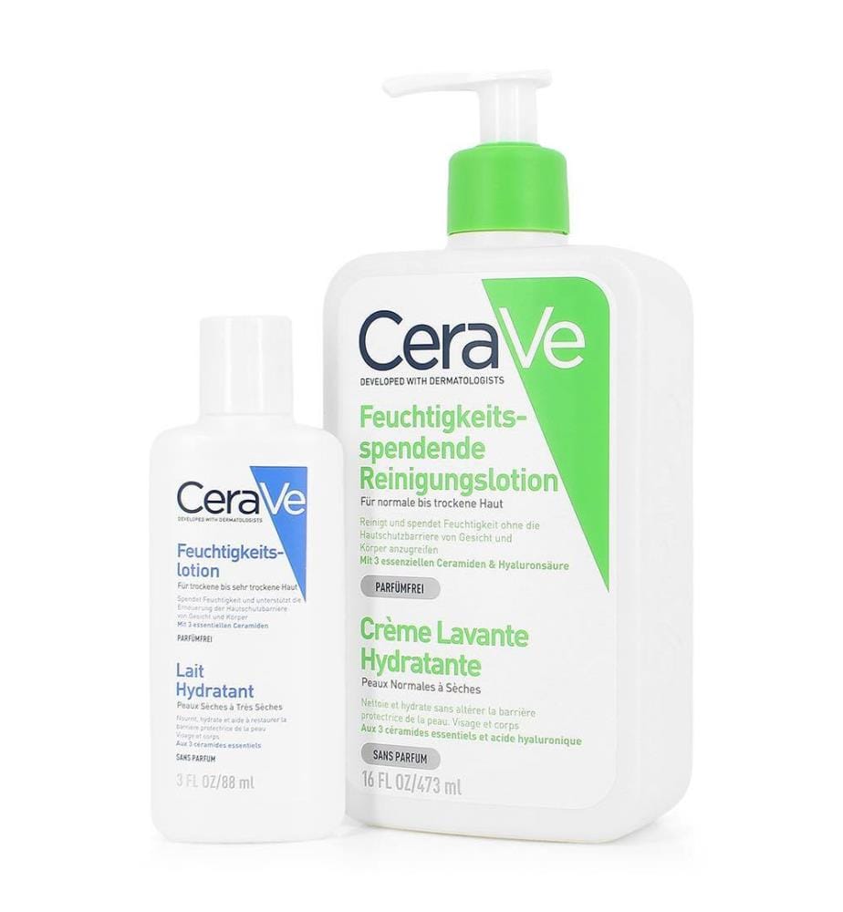 Crème Lavante et Lotion Hydratante - 473 ml et 88 ml