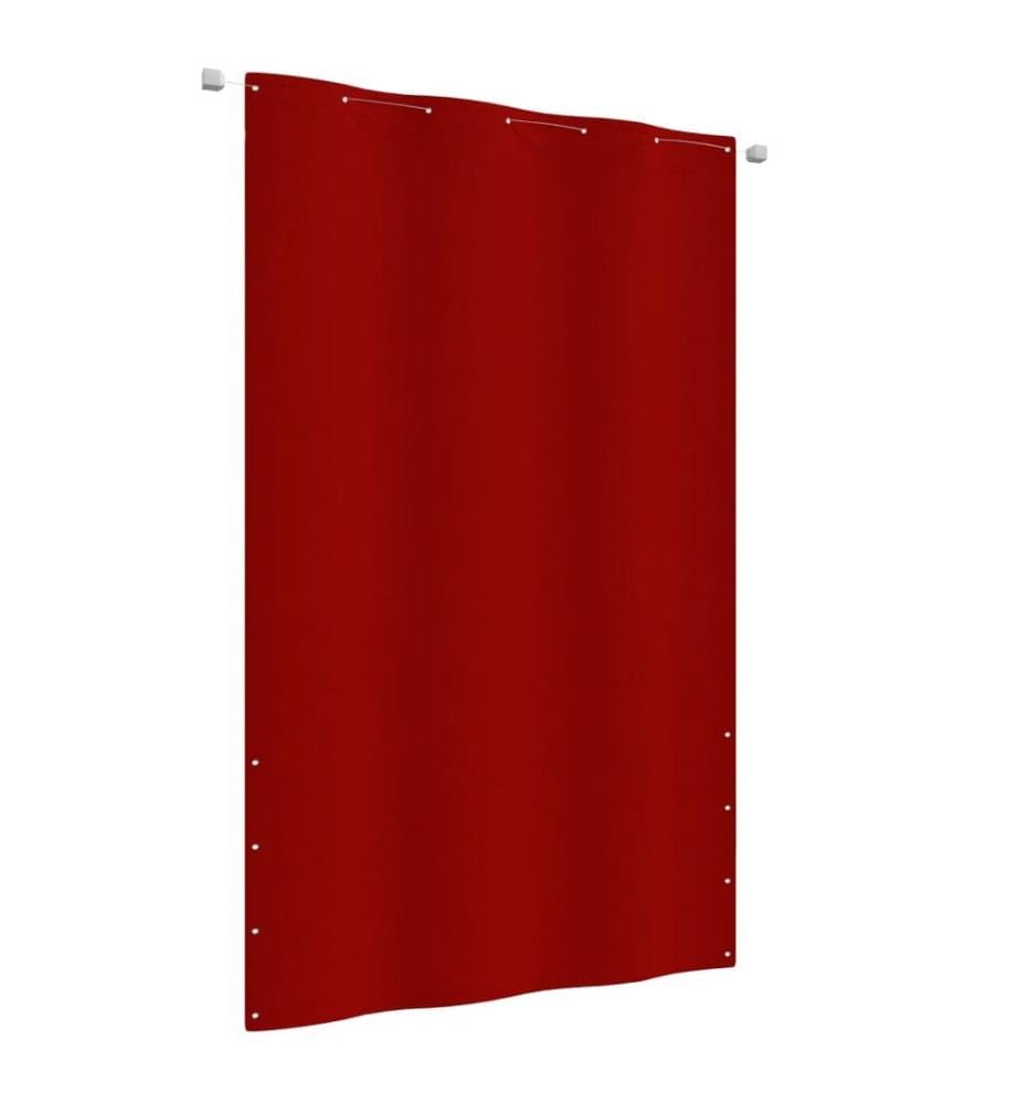 Écran de balcon Rouge 140x240 cm Tissu Oxford