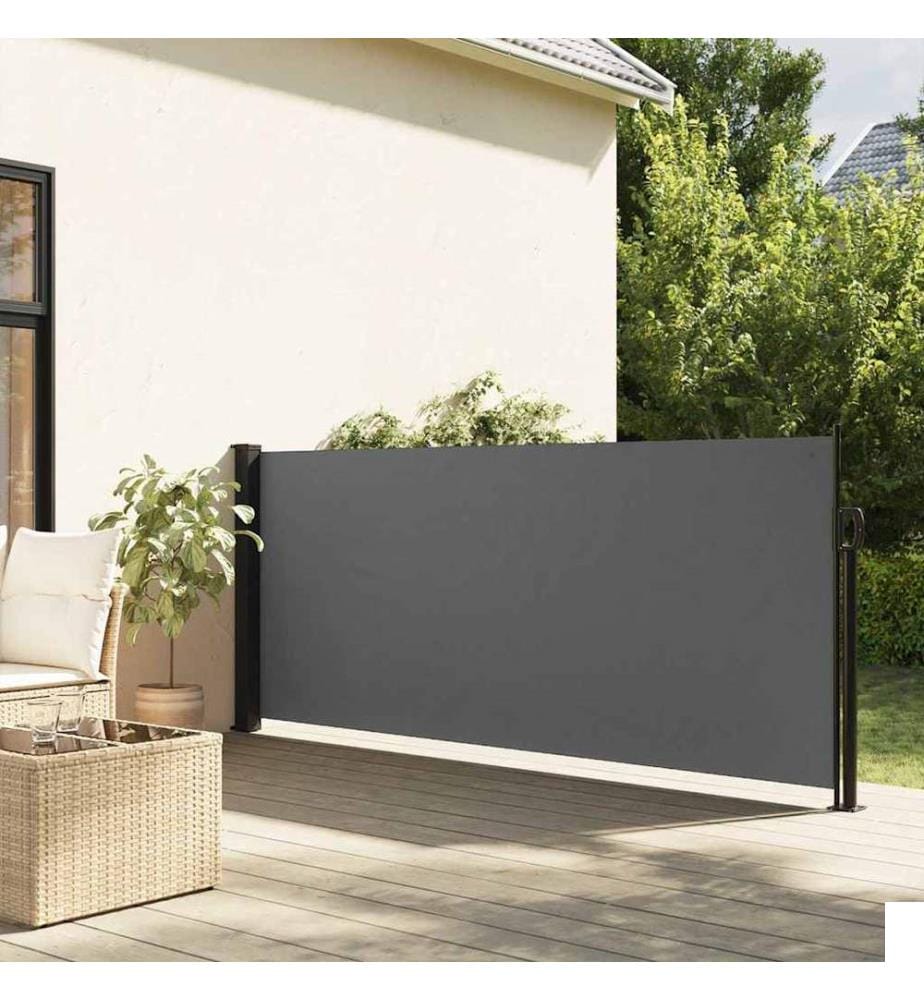 Store latéral rétractable Anthracite 120 x 600 cm