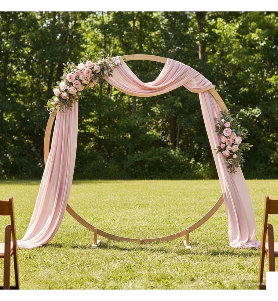 Arche de mariage Marron Clair 224 x 80 x 220 cm