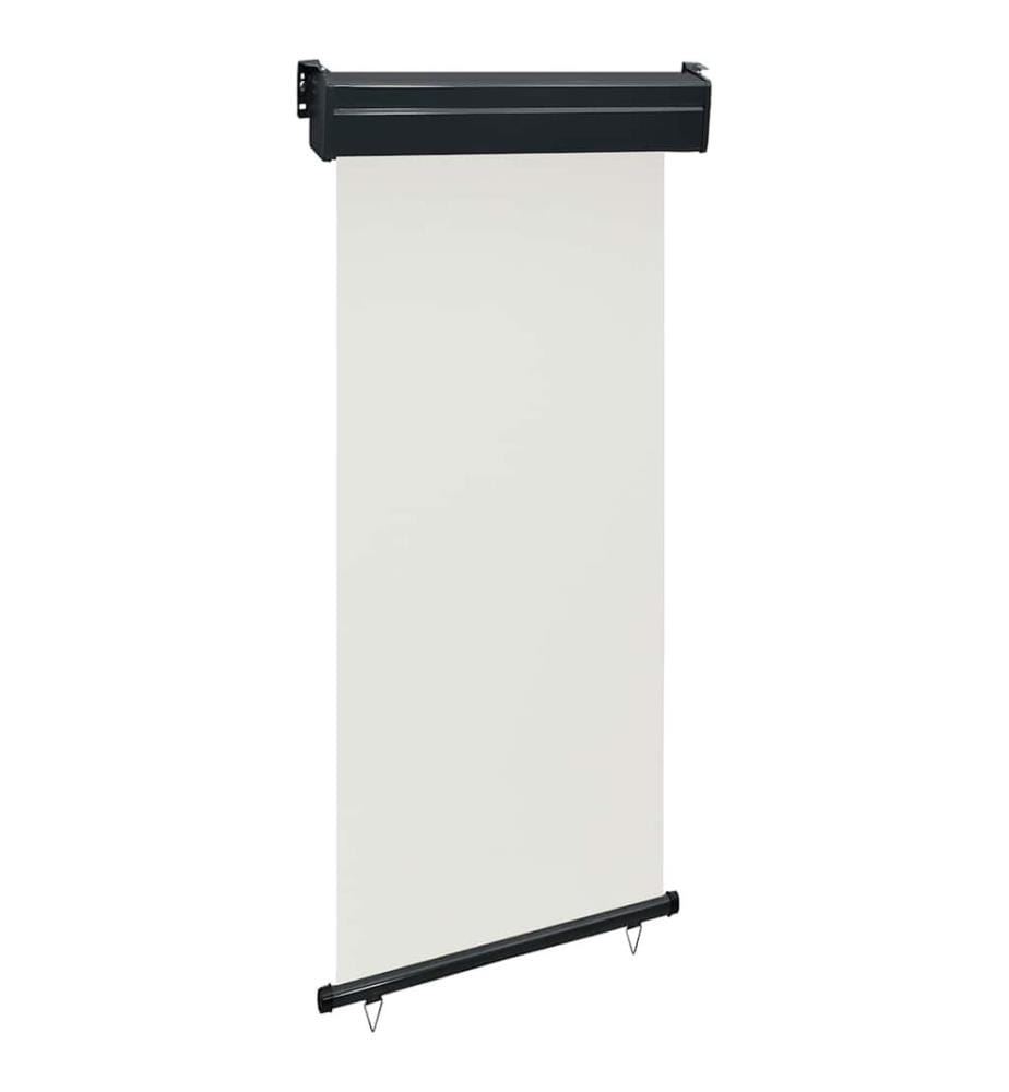 Auvent latéral de balcon 105x250 cm Crème
