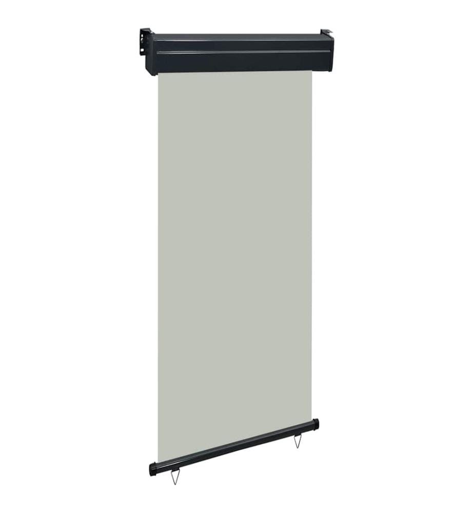 Auvent latéral de balcon 105x250 cm Gris
