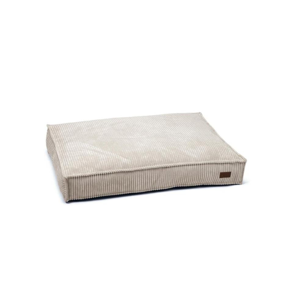 DESIGNED BY LOTTE - Lit Gris clair ribbé 100x70x15cm