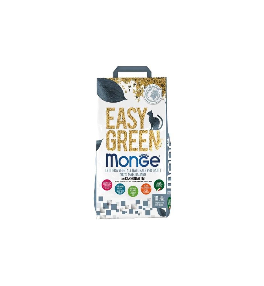 MONGE - Litière pour chat EasyGreen, 10 I
