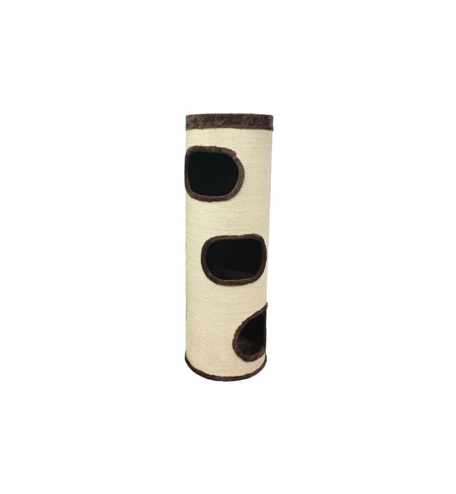 SWISSPET - Tour à griffer Groot M, Ø 44 x 120 cm, beige/brun